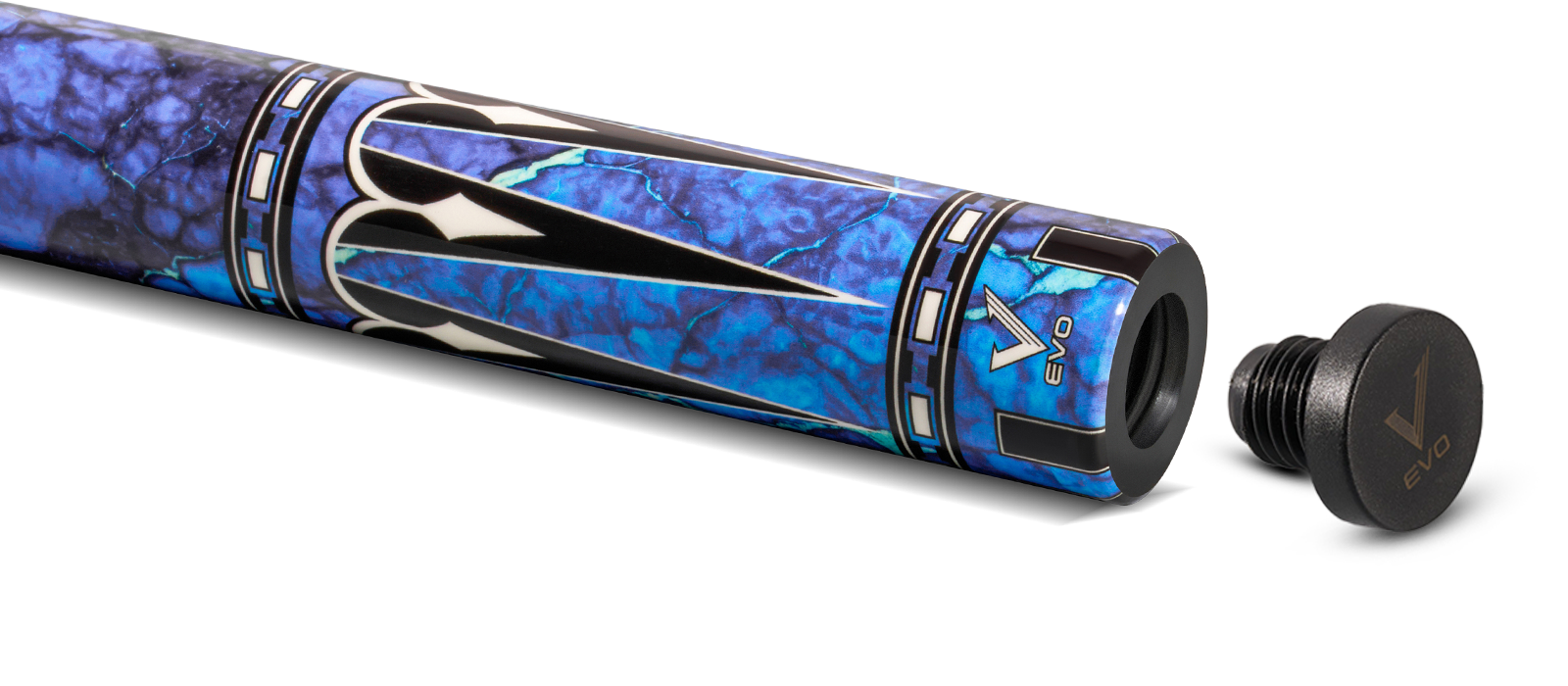 EVO GEMSTONE POOL CUE - SKYFLARE - Desktop Image