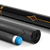 EVO CROWN POOL CUE - ROYAL BLACK - WHITE LEATHER WRAP - Desktop Image